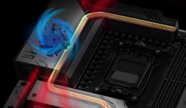 ASRock X670E Taichi Carrara_VRM-Fan