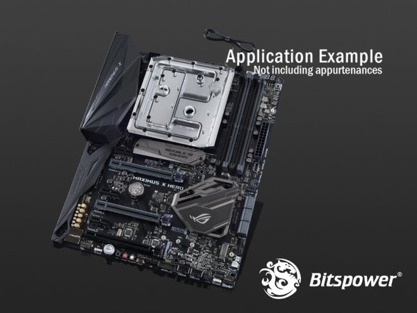 Bitspower MonoBlock ARM10H RGB-Nickel (4)