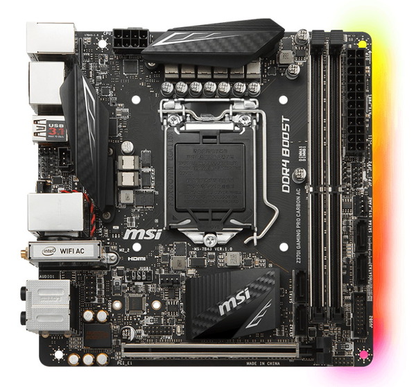 MSI Z370I GAMING PRO CARBON AC (2)