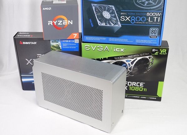 「DAN-Cases A4-SFX」にRyzen 7とGTX 1080 Tiを積んでみた