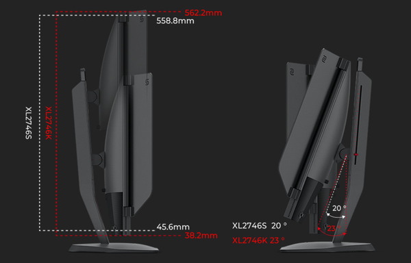 ZOWIE XL2746K_adjustment