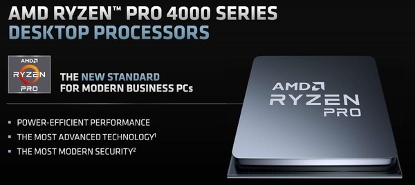AMD Ryzen PRO APU 4000 Renior