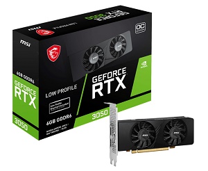 MSI GeForce RTX 3050 LP 6G OC