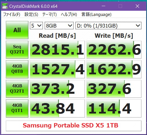 Samsung Portable SSD X5 1TB_CDM