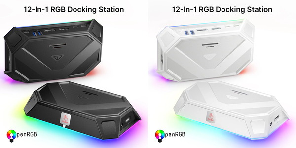 JSAUX RGB Docking Station HB1201_color