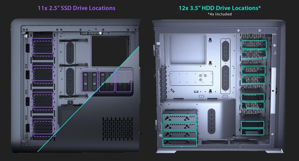 Phanteks Enthoo Luxe 2_strage