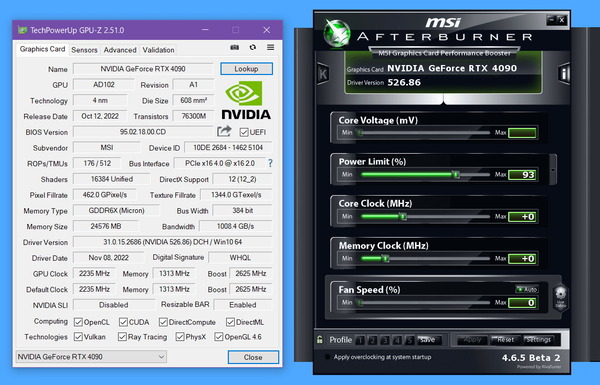 MSI GeForce RTX 4090 SUPRIM LIQUID X 24G_vBIOS-Bug