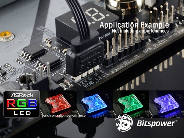 Bitspower MonoBlock ASR370TC RGB-Nickel (4)