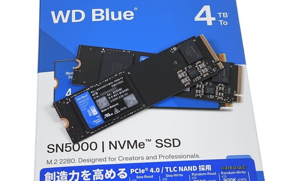 WD Blue SN5000 NVMe SSD 4TB
