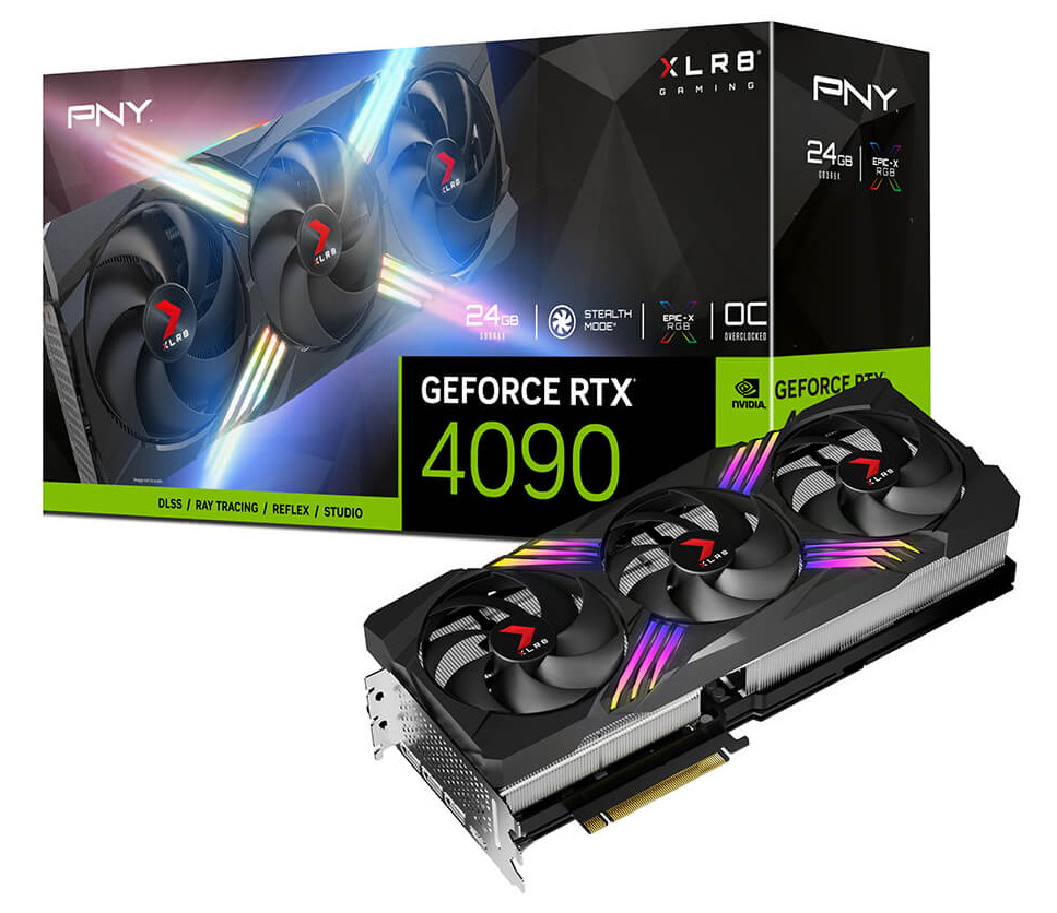 PNY GeForce RTX 4090 24GB XLR8 Gaming VERTO EPIC-X RGB OC 3FAN