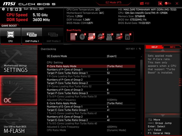 MSI MAG Z690 TOMAHAWK WIFI DDR4_OC-test_BIOS_12900K_VFc (1)