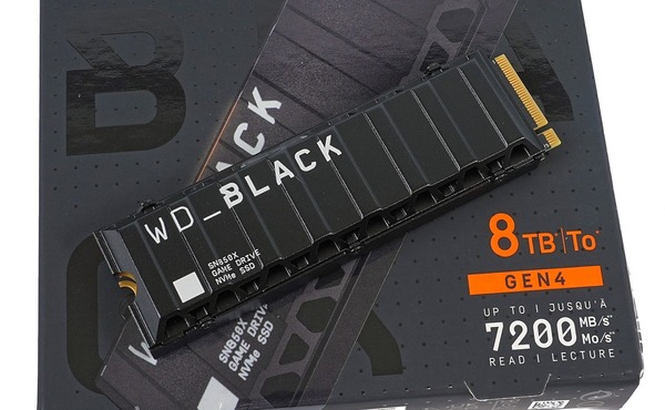 WD_BLACK SN850X NVMe SSD 8TB with Heatsink