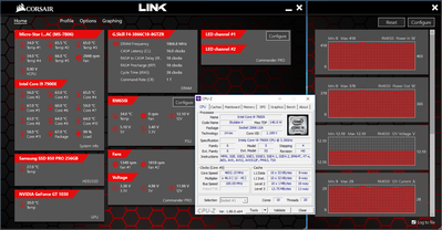 MSI X299M GAMING PRO CARBON AC_OC test_power