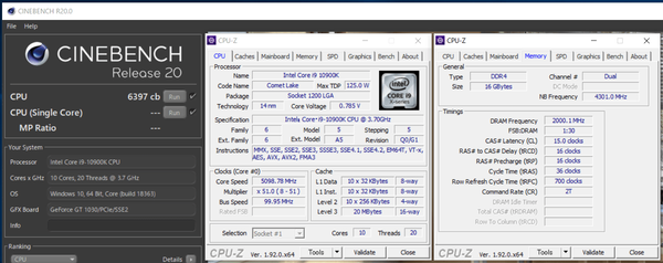 MSI MEG Z490I UNIFY_OC-test_Core i9 10900K_cinebnechR20