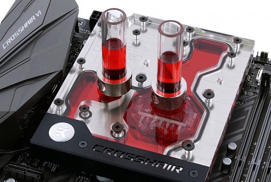 EK-FB ASUS C6H RGB Monoblock - Nickel