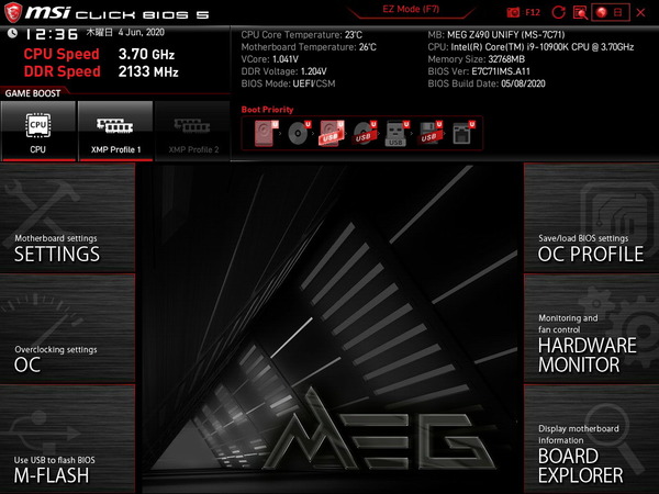 MSI MEG Z490I UNIFY_BIOS_2