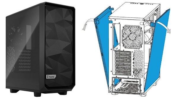Fractal Design Meshify 2 Compact_side-panel