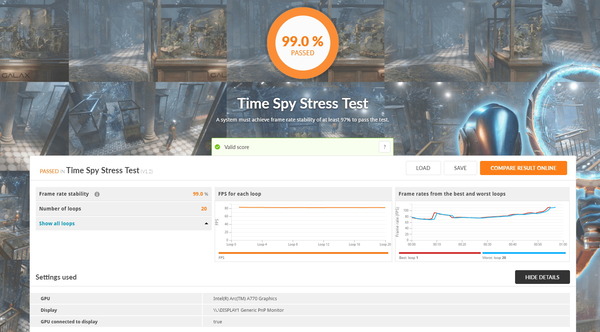 Intel Arc A770 16GB Limited Edition_Stress_TS