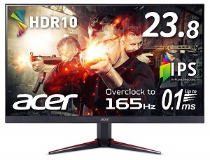 Acer VG240YSbmiipx (23.8インチ/フルHD/IPS/165Hz/FreeSync)