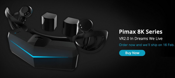 Pimax 8K VR Headset_top