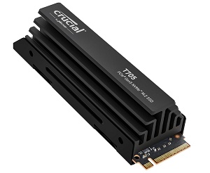 Crucial T705 2TB ヒートシンク付き