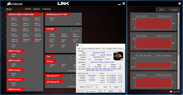 ASUS ROG Crosshair VIII Dark Hero_5950X_OC_Power