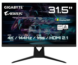 GIGABYTE AORUS FI32U (4K/144Hz/HDMI2.1)