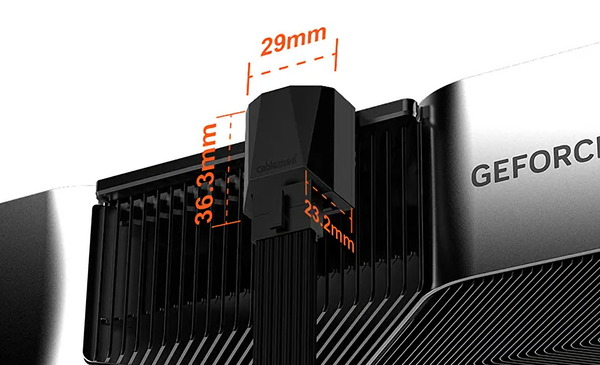CableMod 12VHPWR Right Angle Adapter_dimension