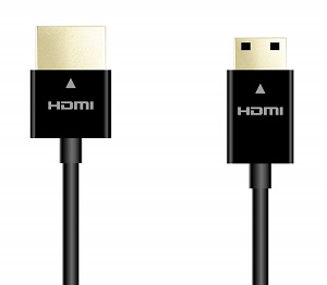 エレコム Mini-HDMIケーブル 2.0m ブラック DH-HD14SSM20BK