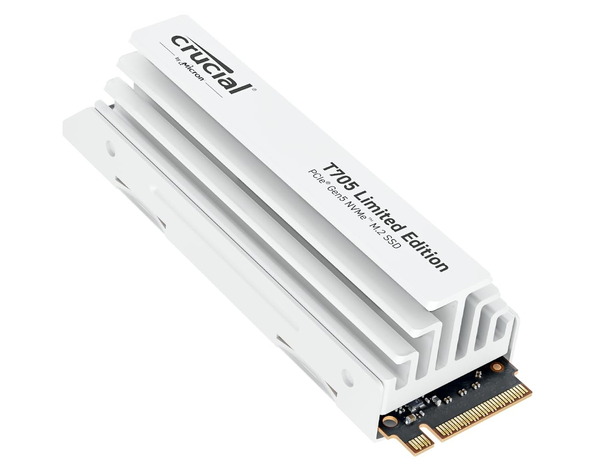 Crucial T705 with Heatsink White