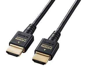 エレコム HDMI2.1ケーブル 2.0m CAC-HD21ES20BK