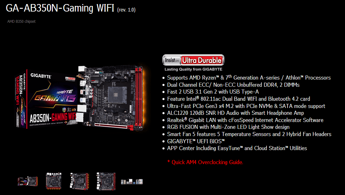 GA-AB350N-Gaming WIFI