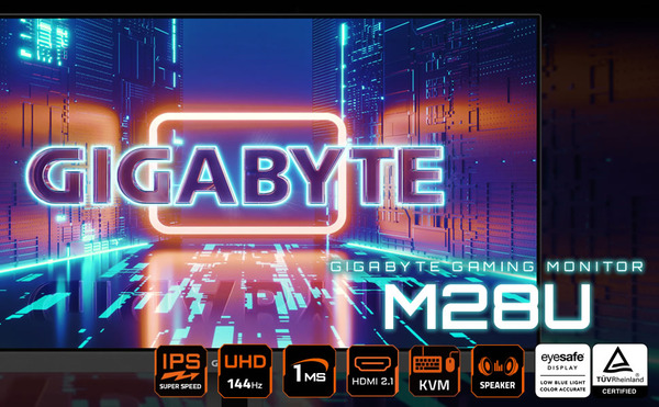 GIGABYTE M28U_top
