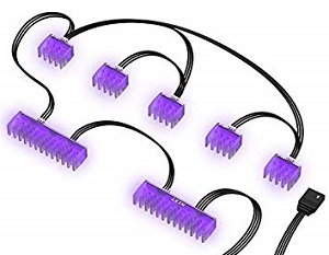 NZXT HUE 2 Cable Comb LED搭載ケーブルガイド AH-2PCCA-01