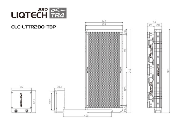 ENERMAX LIQTECH TR4 ELC-LTTR280-TB​P (4)