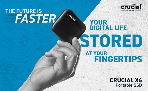 Crucial X6 Portable SSD 2TB_top