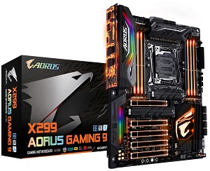 GIGABYTE Intel X299チップセット搭載マザーボードGA-X299 AORUS Gaming 9