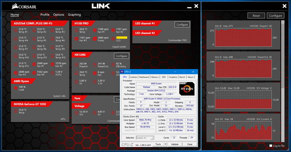 ASUS TUF GAMING X570-PLUS (WI-FI)_OC Test_power