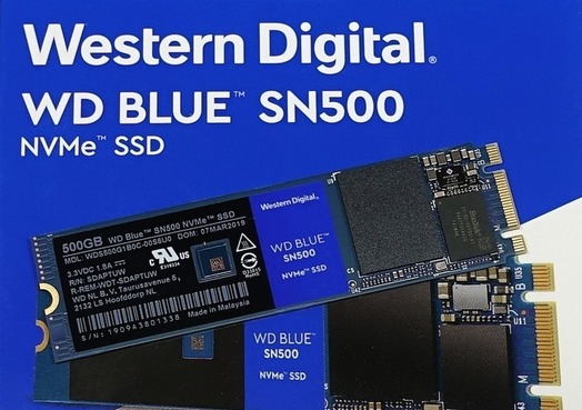 WD Blue SN500 NVMe M.2 SSD 500GB