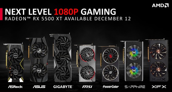 Radeon RX 5500 XT_lineup