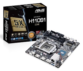 ASUSTeK Intel H110搭載 マザーボード LGA1151対応 H110S1 【Mini-STX】