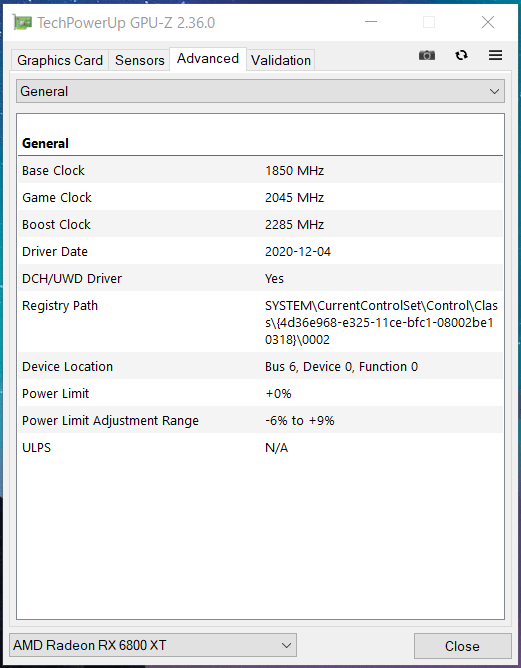 MSI Radeon RX 6800 XT GAMING X TRIO 16G_GPU-Z (2)