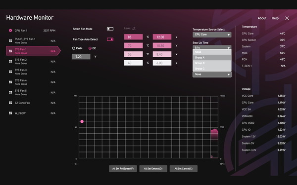 MSI MPG Z890 CARBON WIFI_BIOS_Fan_7