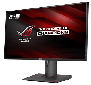 ASUS Gamingモニター 27型 ワイドディスプレイ ROG SWIFT ( フリッカーフリー / 応答速度4ms / 2,560×1,440 / G-SYNC / スリムベゼル / Displayport×1 HDMI×1 / 3年保証 ) PG279Q