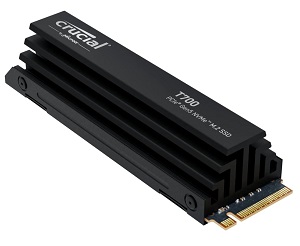 Crucial T700 NVMe PCIE5.0 M.2 SSD 2TB ヒートシンク付き