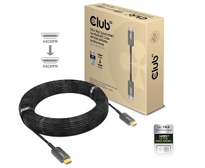 Club 3D CAC-1376 HDMI2.1(48Gbps) 光ファイバーケーブル 10m