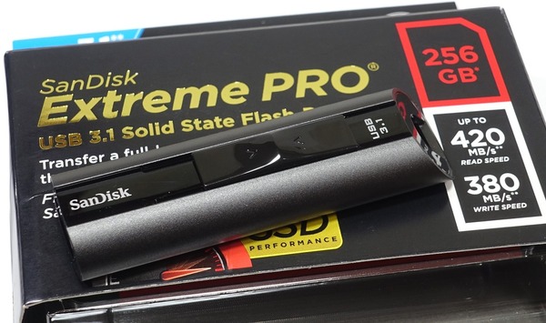 SanDisk Extreme Pro USB3.1フラッシュメモリ 256GB