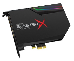 Creative Sound BlasterX AE-5 ブラック 最大32bit/384kHz ハイレゾ LED ゲーミング サウンドカード SBX-AE5-BK
