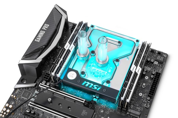 EK-FB MSI X299M Gaming Pro Carbon RGB Monoblock - Nickel (8)