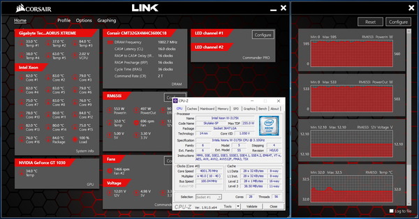 GIGABYTE C621 AORUS XTREME_OC Test_power